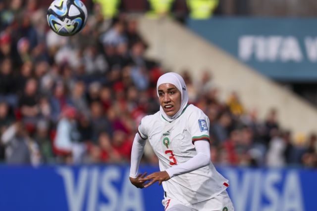 Hijab-wearing player Nouhaila B